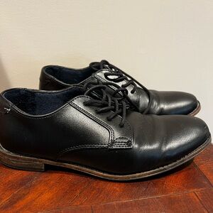 Classic Black Leather Men's Shoes